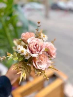 بوته گل مصنوعی ژولیت و رز